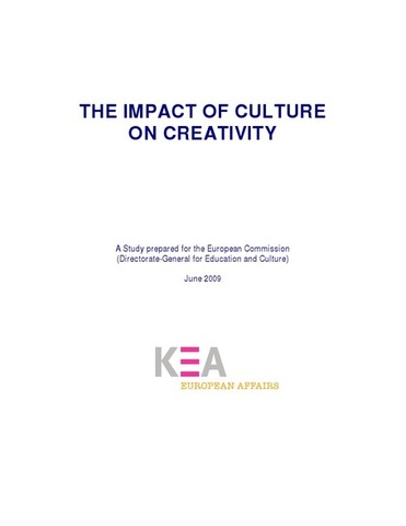Rapport de KEA pour l'Union européenne "The impact of culture on creativity"