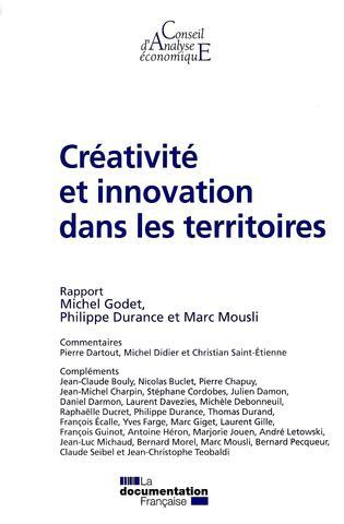Rapport du CAE "Créativité et innovation dans les territoires"
