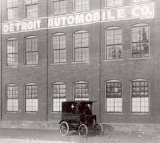 Detriot Automobile Company is Formed