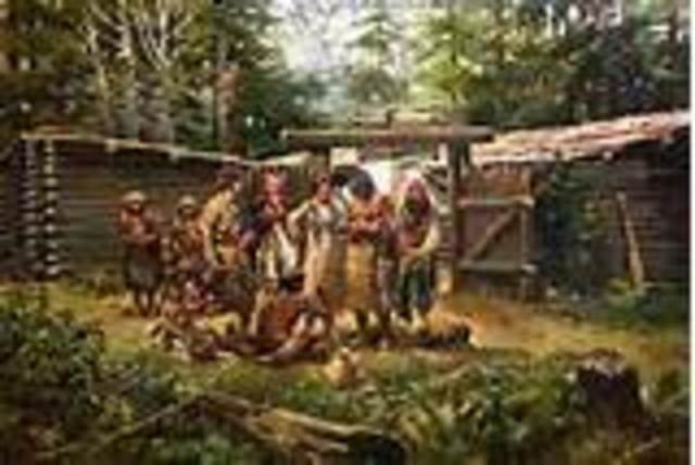 Building of Fort Clatsop