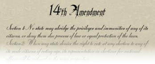 Ratification of the 14th amendment