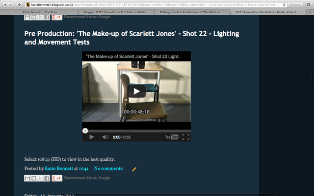 Upload - Pre Production: Shot 14, Camera angle and movement tests - COMPLETED
