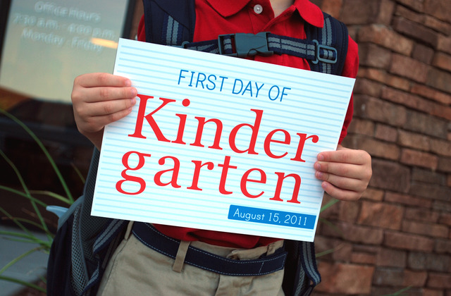 Started Kindergarten