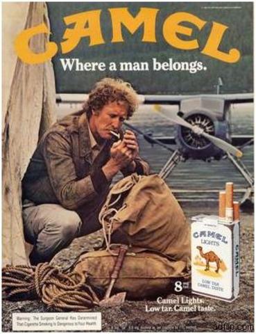 Camel Smoking Ad
