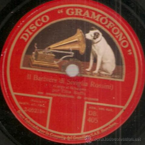 El disc de baquelita.