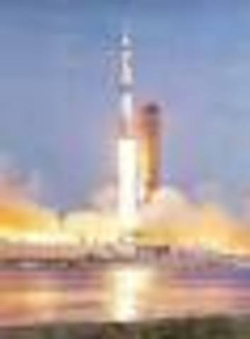 First US spacecraft on moon