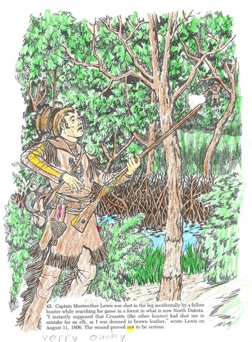 Lewis Mistakenly Shot