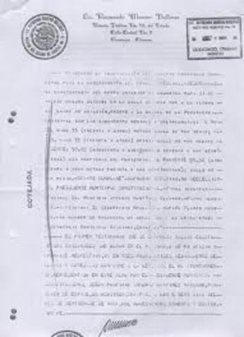 INICIO DE DOCUMENTACION PARA SU LEGALIZACION