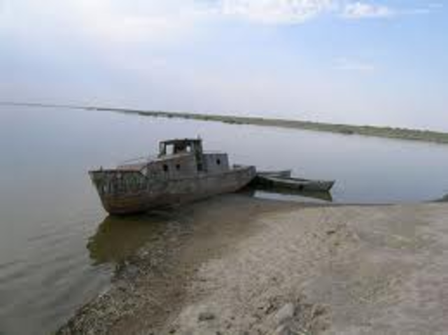 Marine Life in the Aral Sea is declined by 75%