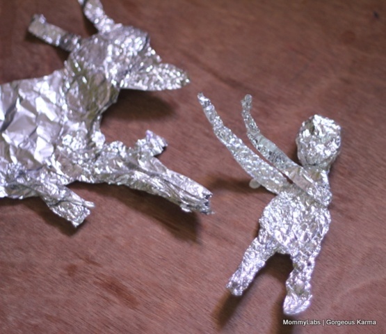 1WE Aluminum Foil Sculptures