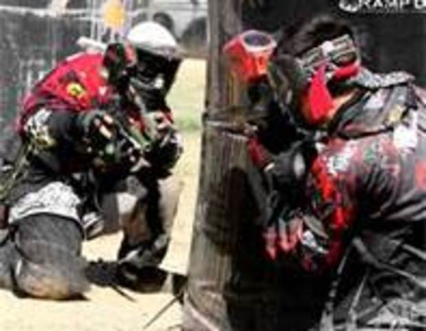 first time paintballing