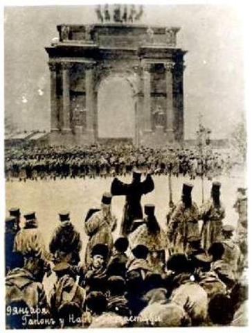 Bloody Sunday In St. Petersburg