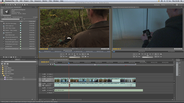 Editing adding effects