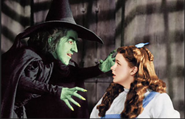 Played the Wicked Witch in our High School Production of "The Wizard of Oz"