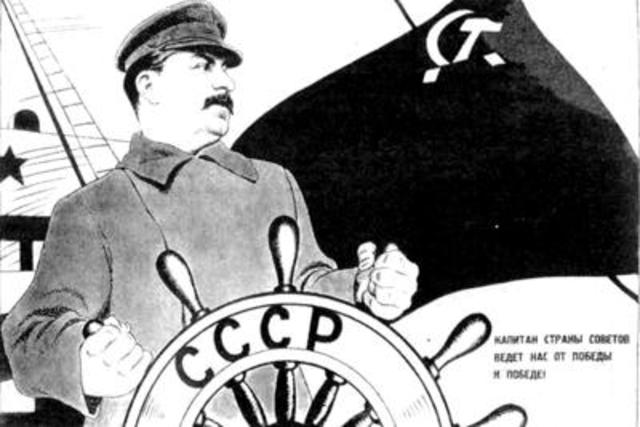 Stalin creates "Socialism in On country"