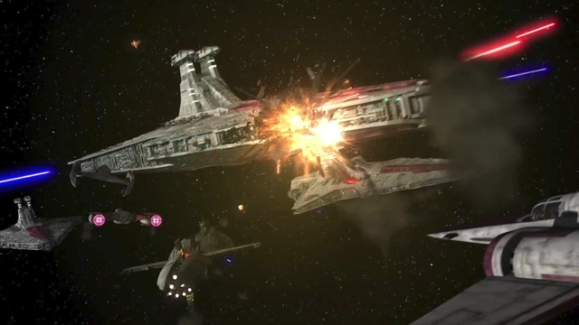 Grievous's suprise attack (Space Battle)