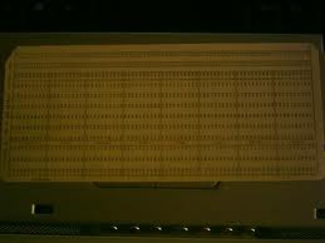 La Primera Tarjeta Perforada.