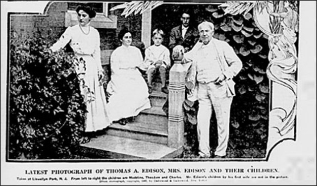thomas edison 3 childron