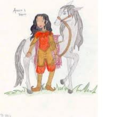 Shasta and Bree meet Aravis and Hwin