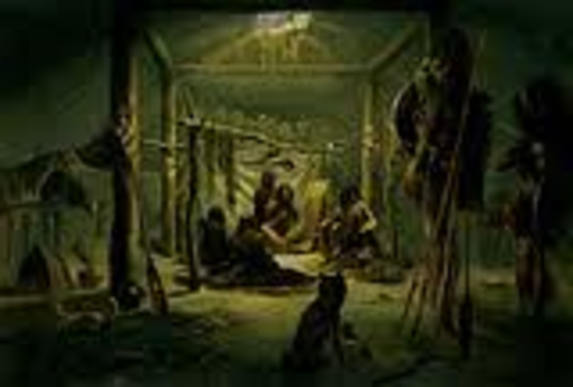 Meeting with the Manden Chief