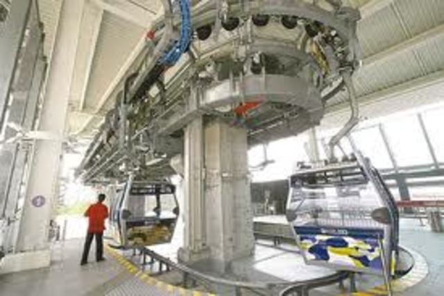 纜車突然停駛9分鐘