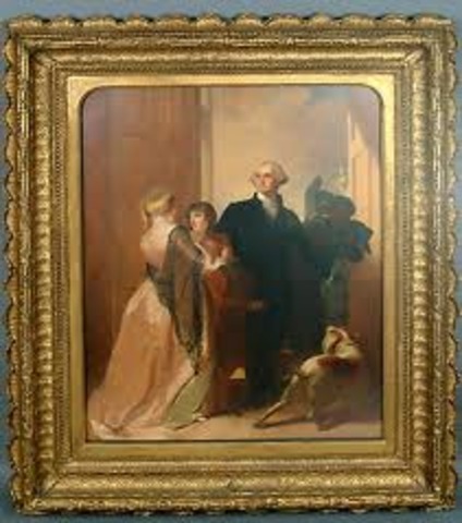 when george washington was maried to martha they got 3 children