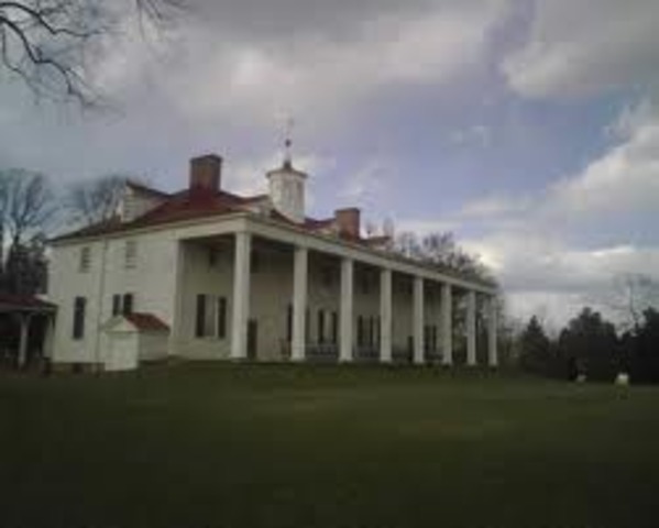 when george washington,s dad died he whent to mountvernom with his big brother
