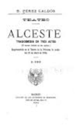 OBRA TEATRAL.ALCESTE