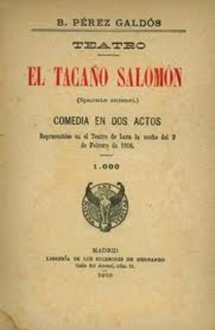 OBRA TEATRAL EL TACAÑO SALOMÓ