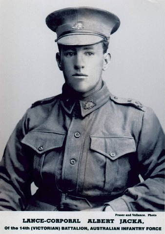 Albert Jacka in the corps