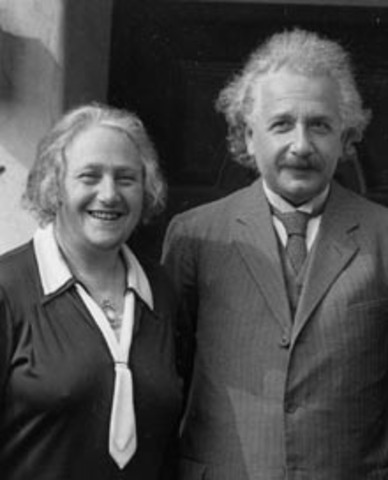 Einstein's second marriage.