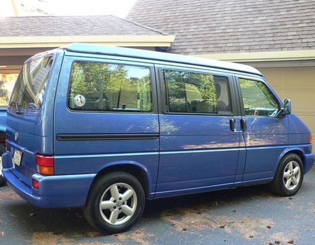 Oscar Derricks and the blue van