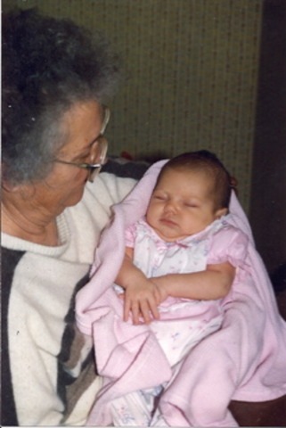 Meeting Great Grandma and Grandpa Z