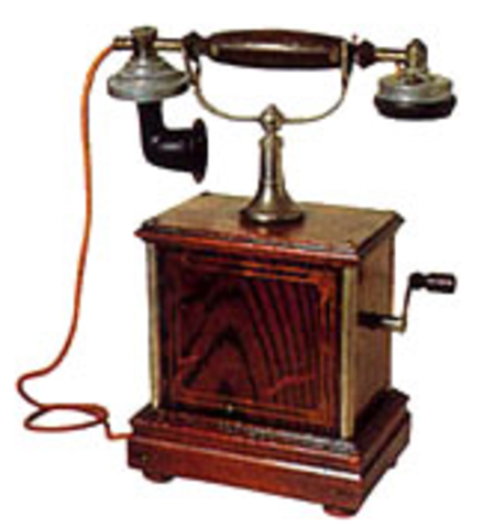 The first telephone line