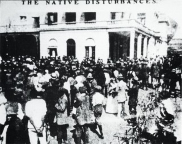 Protest organized by ANC