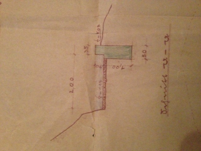 Neubau der Ufermauer