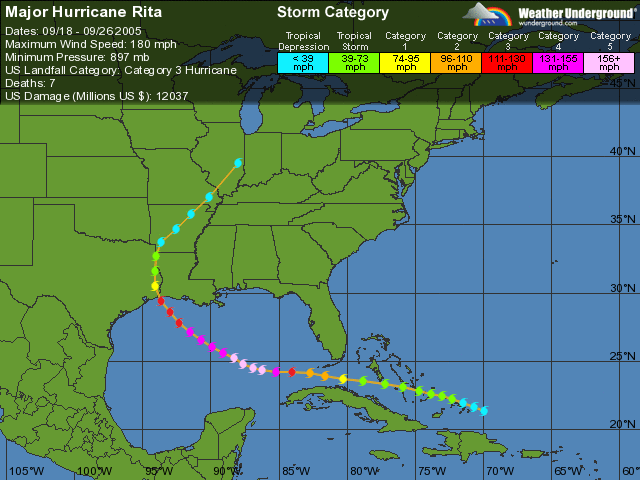 10th Hurricane Rita