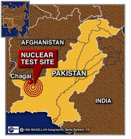 India and Pakistan test nucleat weapons