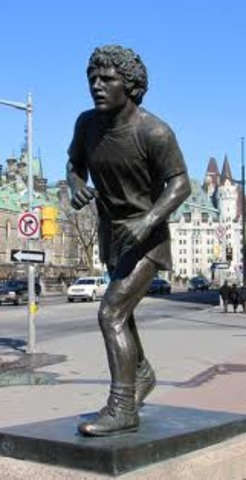 Terry Fox's statue was made