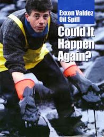 Exxon Valdez Spills Millions of Gallons of Oil on Coastline