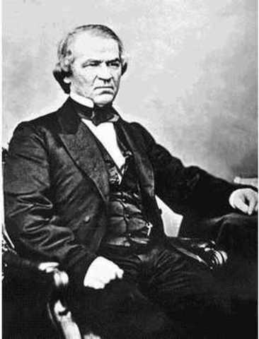 President Andrew Johnson Announces Plans for Reconstruction