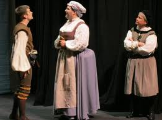 Benvolio and Mercutio are looking for Romeo because tybalt wants to have a dual with him. In the mean time, the nurse is asking Romeo what time the marrige will take place. She also tells him to not toy around with Romeo.