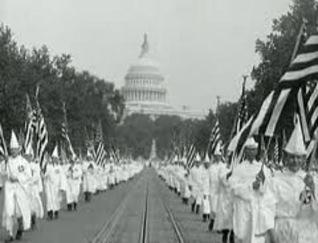 KKK Marches on Washington