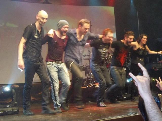 Primeiro show. Within Temptation.