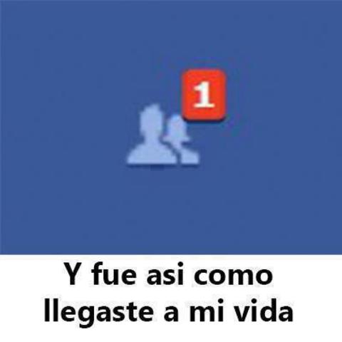 Solicitud de facebook
