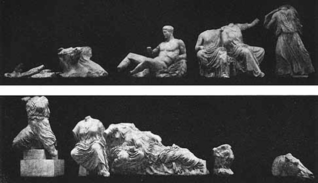 Pediment Sculpture on the Parthenon