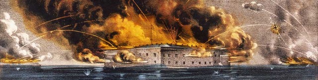 South attacks Fort Sumter!