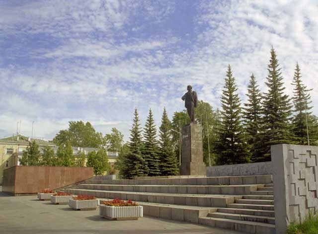 Открытие памятника В.И.Ленину