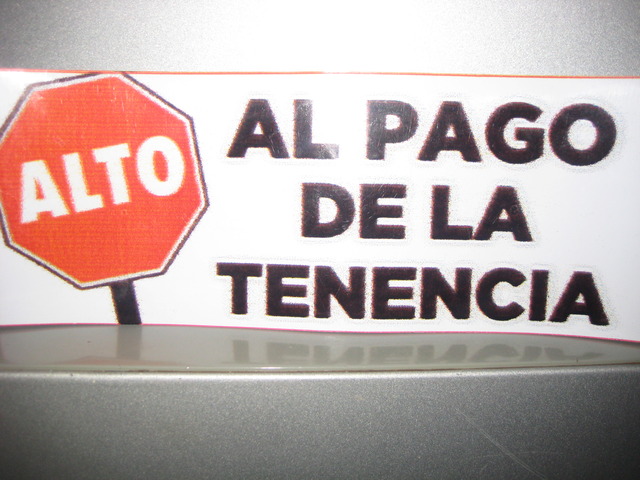 Protesta por impuestos