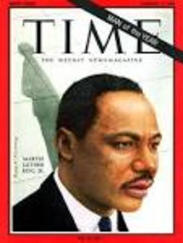 MLK Jr, Awarded Man of the Year